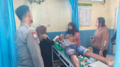 Dua Motor Adu Banteng di Trans Sulawesi Majene, Dua Pengendara Luka
