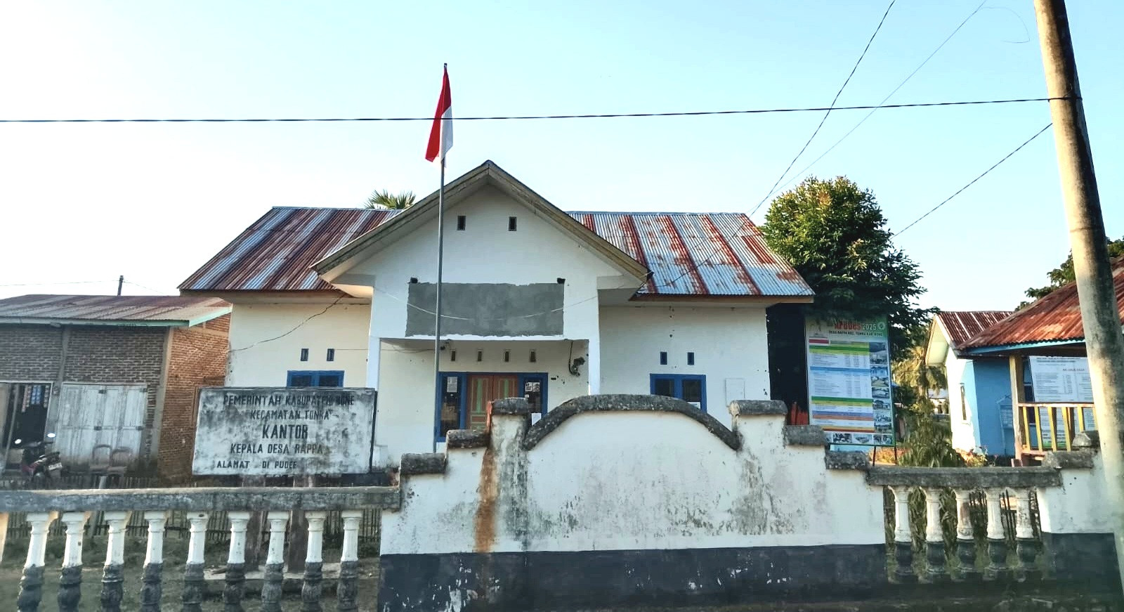 Foto: Kantor Desa Rappa, Kecamatan Tonra, Kabupaten Bone. (Dok. ENews)