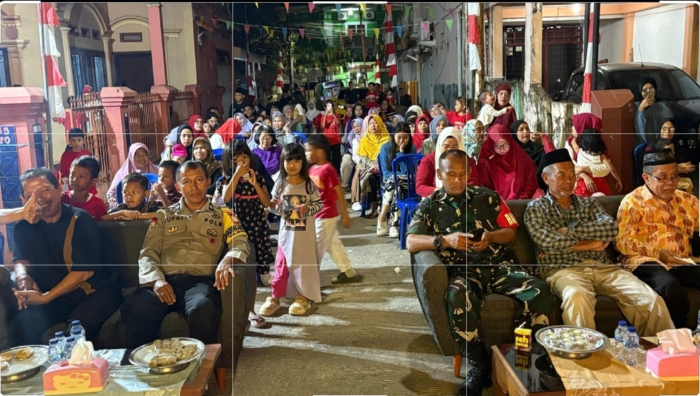 Momen perayaan HUT ke-81 RI di Toddopuli 22 Makassar.