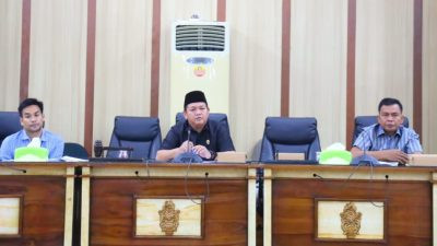 Ketgam: Ketua Fraksi Gerindra DPRD Wajo, Herman Arif, menyampaikan pandangan terkait kelangkaan dan penyaluran BBM bersubsidi di Wajo.