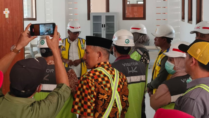 Foto: Pemkab Polewali Mandar saat melakukan pemantauan langsung di Sekolah Rakyat, Kamis (10/9/2026). (Dok. HW)
