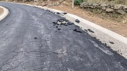 Aspal Baru Sehari Sudah Retak, Proyek Jalan Labbo Bantaeng Disorot