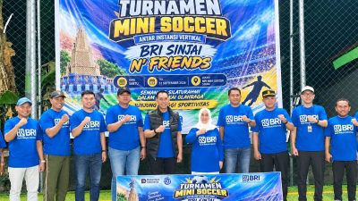 BRI Sinjai Gelar Turnamen Mini Soccer Antarinstansi