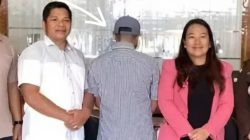 Tersangka HZ saat dilimpahkan Polda Sulbar ke Kejari Polman terkait kasus dugaan peredaran oli ilegal.