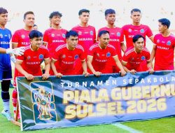 Main 10 Pemain, Bone Tumbangkan Sidrap di Piala Gubernur Sulsel 2026