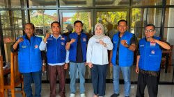 Foto: Ketua DPRD Bone berfoto bersama pengurus HNSI Bone. (ENews)