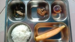 Foto menu MBG TK Aisyiyah Mambu yang menjadi perbincangan hangat masyarakat Polman. (*)
