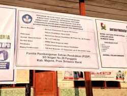 Pagu SDN 26 Panggalo Majene Selisih Rp317 Juta