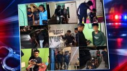 Ketgam: Lima remaja diamankan Tim URC Satreskrim Polres Bantaeng terkait dugaan kasus pengrusakan. (Ismail)