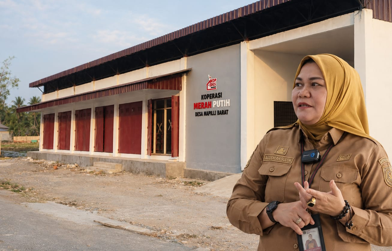 Ketgam: Kepala Dinas Perindagkop dan UMKM Polman, Agusnia Hasan Sulur berlatar belakang KDMP Mapilli. (ENews)