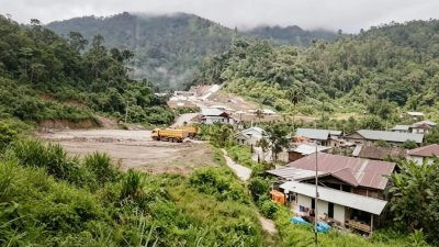 Ketgam: Kawasan proyek tambang emas Awak Mas di Desa Rante Balla, Luwu. (Dok. Angki)