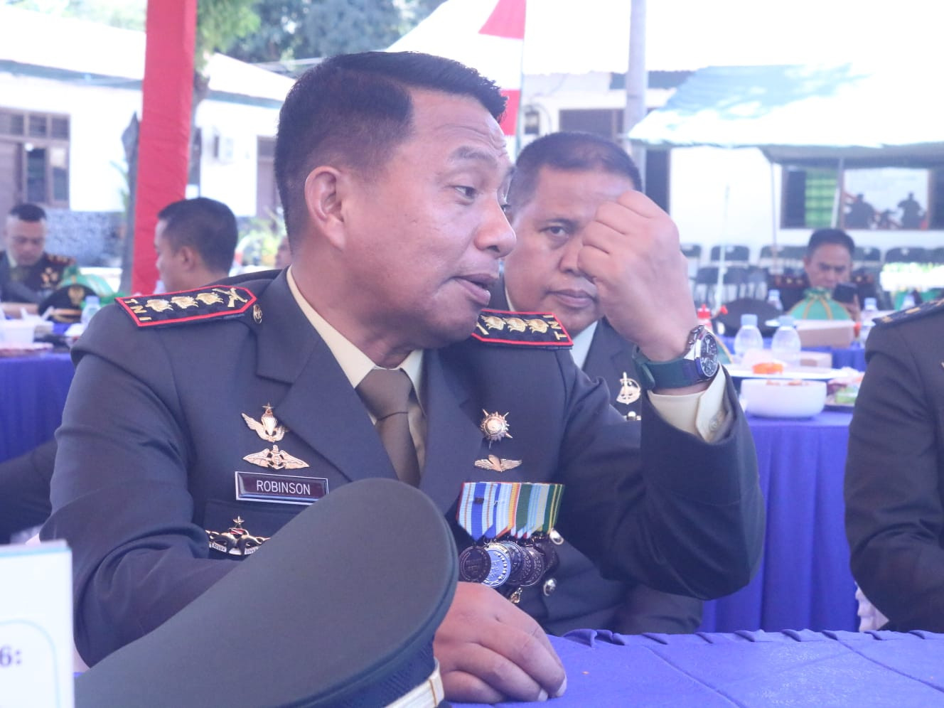 Komandan Korem (Danrem) 141/Toddopuli Kolonel Inf. Robinson Tallupadang, S.I.P., M.H. (Dok. ENews)