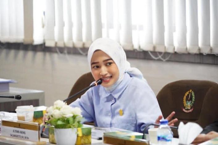 Andi Tenri Abeng Salangketo, S.H., M.Kn., anggota DPRD Provinsi Sulawesi Selatan dari Fraksi Partai Gerindra.