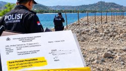 Diduga Reklamasi Laut Tanpa Izin, Polres Majene Mulai Selidiki Aktivitas di Lampanua