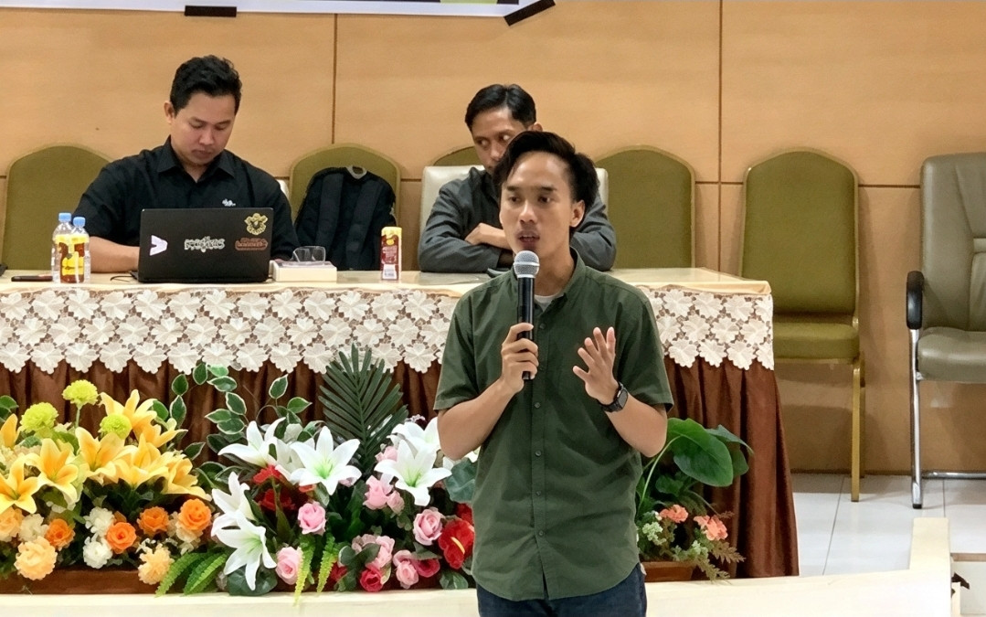 Presiden Mahasiswa UIN Alauddin Makassar, Aqil Abdan Syakuran.