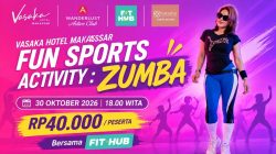 Vasaka Hotel Makassar Gelar Zumba Bersama FIT HUB