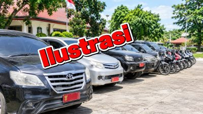 Ketgam: Ilustrasi kendaraan dinas yang akan dilelang Pemkab Sinjai melalui mekanisme lelang elektronik pada 26 Oktober 2026. (ENews, AI)