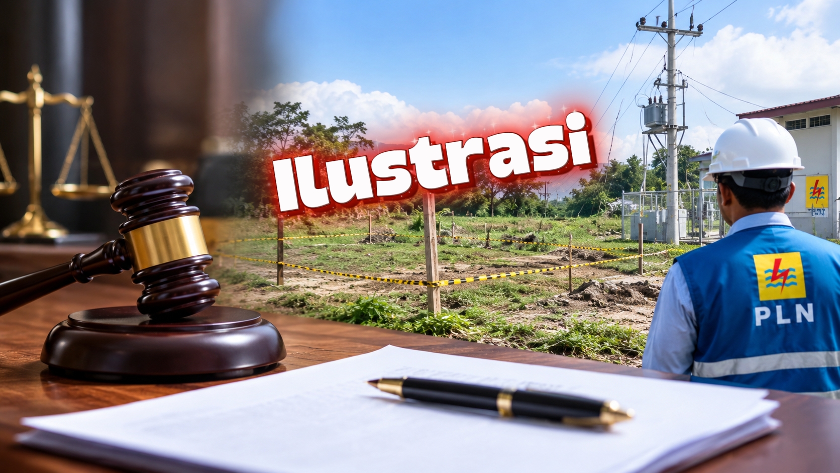 Ketgam: Ilustrasi eksekusi lahan sengketa antara Miri bin Modding dan PT PLN (Persero) di Kecamatan Uluere, Kabupaten Bantaeng, yang dijadwalkan PN Bantaeng pada 3 November 2026.
